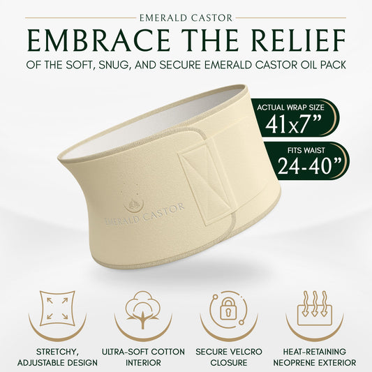 EMERALD CASTOR - Castor Oil Pack in Beige