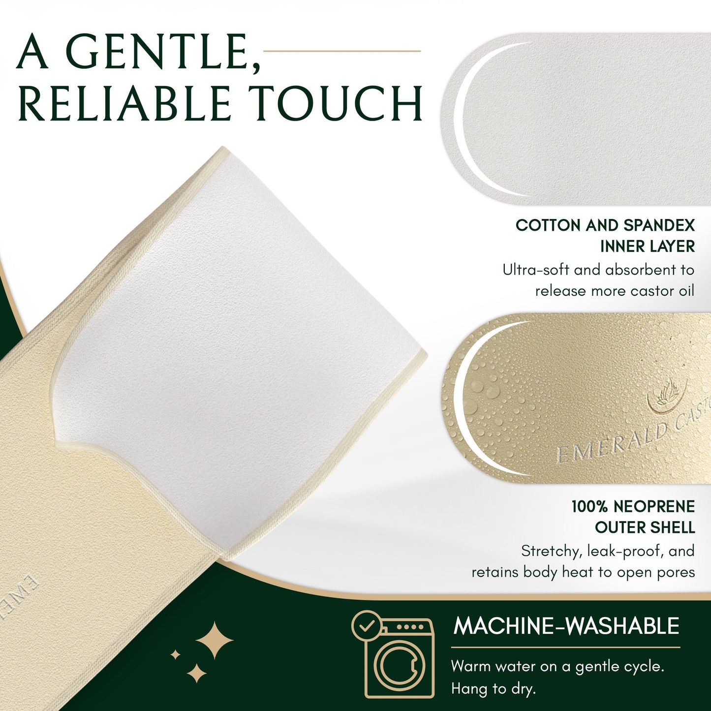 EMERALD CASTOR - Castor Oil Pack in Beige